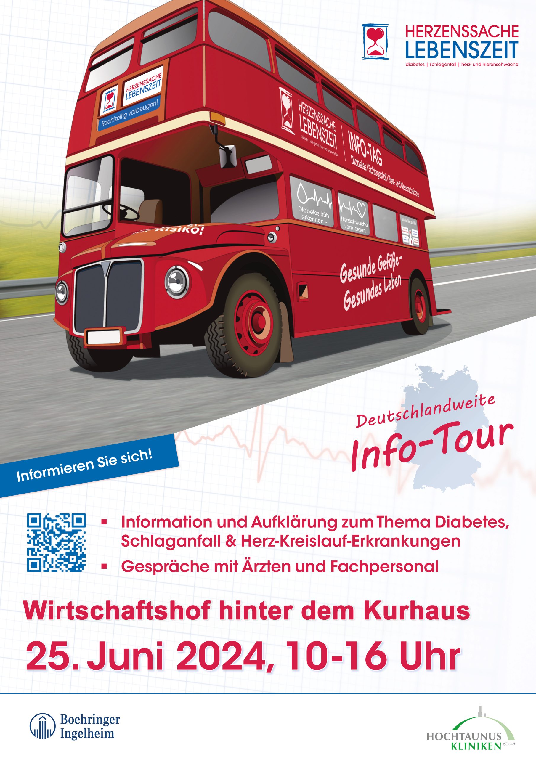 Der Infobus Der Initiative Herzenssache Lebenszeit Ist Am Juni In